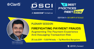 DSCI Best Practices Meet 2019: Security at Scale